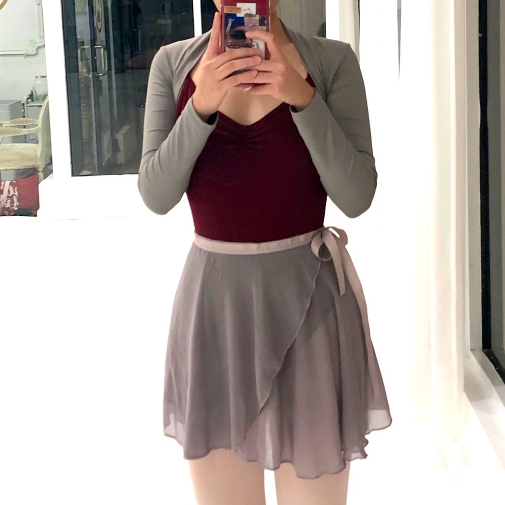 Leotard & Ballet Skirt & Long Sleeve